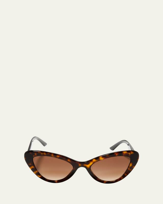 Two-Tone Acetate Cat-Eye Sunglasses